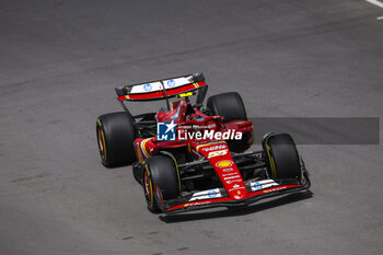 2024-06-08 - 55 SAINZ Carlos (spa), Scuderia Ferrari SF-24, action during the Formula 1 AWS Grand Prix du Canada 2024, 9th round of the 2024 Formula One World Championship from June 07 to 09, 2024 on the Circuit Gilles Villeneuve, in Montréal, Canada - F1 - CANADIAN GRAND PRIX 2024 - FORMULA 1 - MOTORS