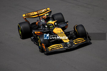 2024-06-08 - 04 NORRIS Lando (gbr), McLaren F1 Team MCL38, action during the Formula 1 AWS Grand Prix du Canada 2024, 9th round of the 2024 Formula One World Championship from June 07 to 09, 2024 on the Circuit Gilles Villeneuve, in Montréal, Canada - F1 - CANADIAN GRAND PRIX 2024 - FORMULA 1 - MOTORS