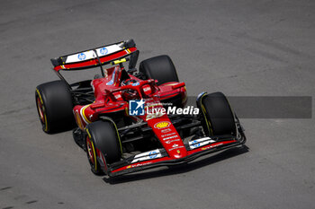 2024-06-08 - 55 SAINZ Carlos (spa), Scuderia Ferrari SF-24, action during the Formula 1 AWS Grand Prix du Canada 2024, 9th round of the 2024 Formula One World Championship from June 07 to 09, 2024 on the Circuit Gilles Villeneuve, in Montréal, Canada - F1 - CANADIAN GRAND PRIX 2024 - FORMULA 1 - MOTORS