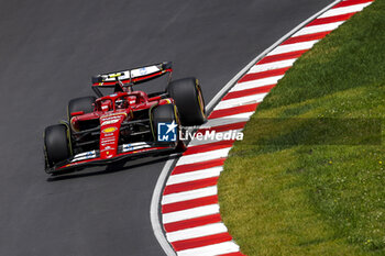 2024-06-08 - 55 SAINZ Carlos (spa), Scuderia Ferrari SF-24, action during the Formula 1 AWS Grand Prix du Canada 2024, 9th round of the 2024 Formula One World Championship from June 07 to 09, 2024 on the Circuit Gilles Villeneuve, in Montréal, Canada - F1 - CANADIAN GRAND PRIX 2024 - FORMULA 1 - MOTORS