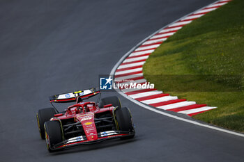 2024-06-08 - 55 SAINZ Carlos (spa), Scuderia Ferrari SF-24, action during the Formula 1 AWS Grand Prix du Canada 2024, 9th round of the 2024 Formula One World Championship from June 07 to 09, 2024 on the Circuit Gilles Villeneuve, in Montréal, Canada - F1 - CANADIAN GRAND PRIX 2024 - FORMULA 1 - MOTORS