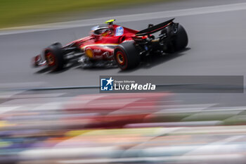 2024-06-08 - 55 SAINZ Carlos (spa), Scuderia Ferrari SF-24, action during the Formula 1 AWS Grand Prix du Canada 2024, 9th round of the 2024 Formula One World Championship from June 07 to 09, 2024 on the Circuit Gilles Villeneuve, in Montréal, Canada - F1 - CANADIAN GRAND PRIX 2024 - FORMULA 1 - MOTORS