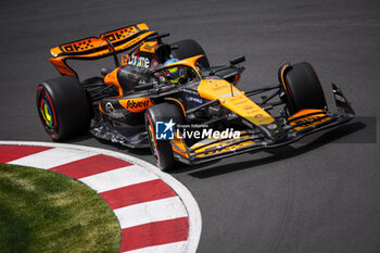 2024-06-08 - 81 PIASTRI Oscar (aus), McLaren F1 Team MCL38, action during the Formula 1 AWS Grand Prix du Canada 2024, 9th round of the 2024 Formula One World Championship from June 07 to 09, 2024 on the Circuit Gilles Villeneuve, in Montréal, Canada - F1 - CANADIAN GRAND PRIX 2024 - FORMULA 1 - MOTORS