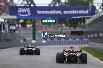 2024-06-08 - 16 LECLERC Charles (mco), Scuderia Ferrari SF-24, action and 55 SAINZ Carlos (spa), Scuderia Ferrari SF-24, action during the Formula 1 AWS Grand Prix du Canada 2024, 9th round of the 2024 Formula One World Championship from June 07 to 09, 2024 on the Circuit Gilles Villeneuve, in Montréal, Canada - F1 - CANADIAN GRAND PRIX 2024 - FORMULA 1 - MOTORS