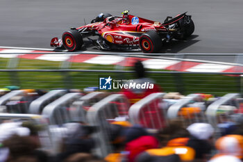 2024-06-08 - 55 SAINZ Carlos (spa), Scuderia Ferrari SF-24, action during the Formula 1 AWS Grand Prix du Canada 2024, 9th round of the 2024 Formula One World Championship from June 07 to 09, 2024 on the Circuit Gilles Villeneuve, in Montréal, Canada - F1 - CANADIAN GRAND PRIX 2024 - FORMULA 1 - MOTORS