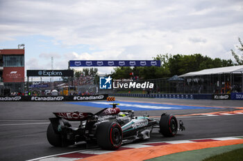 2024-06-08 - 44 HAMILTON Lewis (gbr), Mercedes AMG F1 Team W15, action during the Formula 1 AWS Grand Prix du Canada 2024, 9th round of the 2024 Formula One World Championship from June 07 to 09, 2024 on the Circuit Gilles Villeneuve, in Montréal, Canada - F1 - CANADIAN GRAND PRIX 2024 - FORMULA 1 - MOTORS