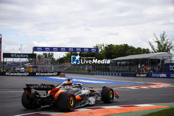 2024-06-08 - 81 PIASTRI Oscar (aus), McLaren F1 Team MCL38, action during the Formula 1 AWS Grand Prix du Canada 2024, 9th round of the 2024 Formula One World Championship from June 07 to 09, 2024 on the Circuit Gilles Villeneuve, in Montréal, Canada - F1 - CANADIAN GRAND PRIX 2024 - FORMULA 1 - MOTORS