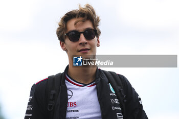 2024-06-08 - RUSSELL George (gbr), Mercedes AMG F1 Team W15, portrait during the Formula 1 AWS Grand Prix du Canada 2024, 9th round of the 2024 Formula One World Championship from June 07 to 09, 2024 on the Circuit Gilles Villeneuve, in Montréal, Canada - F1 - CANADIAN GRAND PRIX 2024 - FORMULA 1 - MOTORS