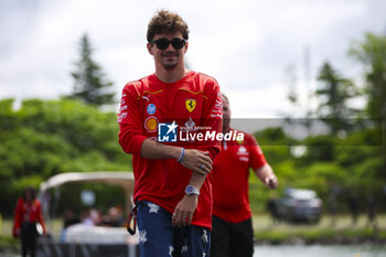 2024-06-08 - LECLERC Charles (mco), Scuderia Ferrari SF-24, portrait during the Formula 1 AWS Grand Prix du Canada 2024, 9th round of the 2024 Formula One World Championship from June 07 to 09, 2024 on the Circuit Gilles Villeneuve, in Montréal, Canada - F1 - CANADIAN GRAND PRIX 2024 - FORMULA 1 - MOTORS