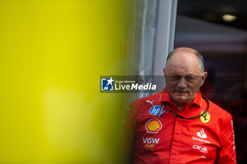 2024-06-08 - Frederic Vasseur (FRA) - Scuderia Ferrari F1 Team Principal
during Formula 1 Aws Grand Prix du Canada 2024, Montreal, Quebec, Canada, from Jun 6th to 9th - Round 9 of 24 of 2024 F1 World Championship - FORMULA 1 AWS GRAND PRIX DU CANADA 2024 - FORMULA 1 - MOTORS