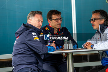 2024-06-08 - Laurent Mekies (FRA) - Visa Cash App RB F1 Team Princip Christian Horner (GBR) - RedBull Racing Team Principal, Pierre Wache (FRA Oracle Red Bull Racing technical director during Formula 1 Aws Grand Prix du Canada 2024, Montreal, Quebec, Canada, from Jun 6th to 9th - Round 9 of 24 of 2024 F1 World Championship - FORMULA 1 AWS GRAND PRIX DU CANADA 2024 - FORMULA 1 - MOTORS