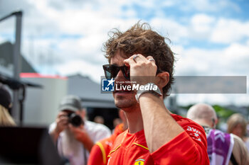 2024-06-08 - Charles Leclerc (MON) - Scuderia Ferrari - Ferrari SF-24 - Ferrari in the paddock during Formula 1 Aws Grand Prix du Canada 2024, Montreal, Quebec, Canada, from Jun 6th to 9th - Round 9 of 24 of 2024 F1 World Championship - FORMULA 1 AWS GRAND PRIX DU CANADA 2024 - FORMULA 1 - MOTORS