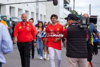 2024-06-08 - Charles Leclerc (MON) - Scuderia Ferrari - Ferrari SF-24 - Ferrari in the paddock during Formula 1 Aws Grand Prix du Canada 2024, Montreal, Quebec, Canada, from Jun 6th to 9th - Round 9 of 24 of 2024 F1 World Championship - FORMULA 1 AWS GRAND PRIX DU CANADA 2024 - FORMULA 1 - MOTORS