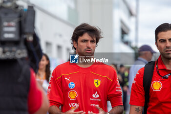 2024-06-08 - Carlos Sainz Jr. (ESP) - Scuderia Ferrari - Ferrari SF-24 - Ferrari
during Formula 1 Aws Grand Prix du Canada 2024, Montreal, Quebec, Canada, from Jun 6th to 9th - Round 9 of 24 of 2024 F1 World Championship - FORMULA 1 AWS GRAND PRIX DU CANADA 2024 - FORMULA 1 - MOTORS