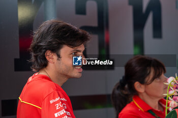 2024-06-08 - Carlos Sainz Jr. (ESP) - Scuderia Ferrari - Ferrari SF-24 - Ferrari
during Formula 1 Aws Grand Prix du Canada 2024, Montreal, Quebec, Canada, from Jun 6th to 9th - Round 9 of 24 of 2024 F1 World Championship - FORMULA 1 AWS GRAND PRIX DU CANADA 2024 - FORMULA 1 - MOTORS