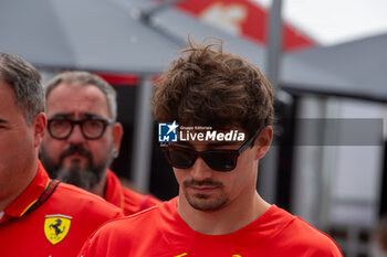 2024-06-08 - Charles Leclerc (MON) - Scuderia Ferrari - Ferrari SF-24 - Ferrari in the paddock during Formula 1 Aws Grand Prix du Canada 2024, Montreal, Quebec, Canada, from Jun 6th to 9th - Round 9 of 24 of 2024 F1 World Championship - FORMULA 1 AWS GRAND PRIX DU CANADA 2024 - FORMULA 1 - MOTORS