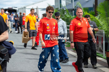 2024-06-08 - Charles Leclerc (MON) - Scuderia Ferrari - Ferrari SF-24 - Ferrari in the paddock during Formula 1 Aws Grand Prix du Canada 2024, Montreal, Quebec, Canada, from Jun 6th to 9th - Round 9 of 24 of 2024 F1 World Championship - FORMULA 1 AWS GRAND PRIX DU CANADA 2024 - FORMULA 1 - MOTORS