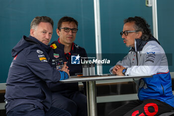 2024-06-08 - Laurent Mekies (FRA) - Visa Cash App RB F1 Team Princip Christian Horner (GBR) - RedBull Racing Team Principal, Pierre Wache (FRA Oracle Red Bull Racing technical director during Formula 1 Aws Grand Prix du Canada 2024, Montreal, Quebec, Canada, from Jun 6th to 9th - Round 9 of 24 of 2024 F1 World Championship - FORMULA 1 AWS GRAND PRIX DU CANADA 2024 - FORMULA 1 - MOTORS