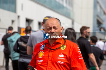 2024-06-08 - Frederic Vasseur (FRA) - Scuderia Ferrari F1 Team Principal
during Formula 1 Aws Grand Prix du Canada 2024, Montreal, Quebec, Canada, from Jun 6th to 9th - Round 9 of 24 of 2024 F1 World Championship - FORMULA 1 AWS GRAND PRIX DU CANADA 2024 - FORMULA 1 - MOTORS