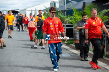 2024-06-08 - Charles Leclerc (MON) - Scuderia Ferrari - Ferrari SF-24 - Ferrari in the paddock during Formula 1 Aws Grand Prix du Canada 2024, Montreal, Quebec, Canada, from Jun 6th to 9th - Round 9 of 24 of 2024 F1 World Championship - FORMULA 1 AWS GRAND PRIX DU CANADA 2024 - FORMULA 1 - MOTORS