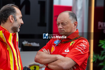 2024-06-08 - Frederic Vasseur (FRA) - Scuderia Ferrari F1 Team Principal
during Formula 1 Aws Grand Prix du Canada 2024, Montreal, Quebec, Canada, from Jun 6th to 9th - Round 9 of 24 of 2024 F1 World Championship - FORMULA 1 AWS GRAND PRIX DU CANADA 2024 - FORMULA 1 - MOTORS