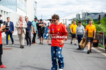 2024-06-08 - Charles Leclerc (MON) - Scuderia Ferrari - Ferrari SF-24 - Ferrari in the paddock during Formula 1 Aws Grand Prix du Canada 2024, Montreal, Quebec, Canada, from Jun 6th to 9th - Round 9 of 24 of 2024 F1 World Championship - FORMULA 1 AWS GRAND PRIX DU CANADA 2024 - FORMULA 1 - MOTORS