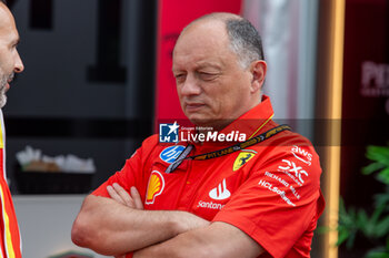 2024-06-08 - Frederic Vasseur (FRA) - Scuderia Ferrari F1 Team Principal
during Formula 1 Aws Grand Prix du Canada 2024, Montreal, Quebec, Canada, from Jun 6th to 9th - Round 9 of 24 of 2024 F1 World Championship - FORMULA 1 AWS GRAND PRIX DU CANADA 2024 - FORMULA 1 - MOTORS