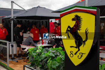 2024-06-08 - Ferrari Hospitality in the paddock
during Formula 1 Aws Grand Prix du Canada 2024, Montreal, Quebec, Canada, from Jun 6th to 9th - Round 9 of 24 of 2024 F1 World Championship - FORMULA 1 AWS GRAND PRIX DU CANADA 2024 - FORMULA 1 - MOTORS