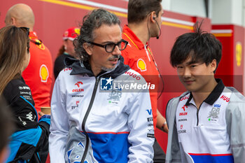 2024-06-08 - Laurent Mekies (FRA) - Visa Cash App RB F1 Team Principal an Yuki Tsunoda (JPN) - Visa Cash App RB F1 Team - RB VCARB01 - Honda RBPT
during Formula 1 Aws Grand Prix du Canada 2024, Montreal, Quebec, Canada, from Jun 6th to 9th - Round 9 of 24 of 2024 F1 World Championship - FORMULA 1 AWS GRAND PRIX DU CANADA 2024 - FORMULA 1 - MOTORS