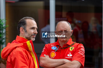 2024-06-08 - Frederic Vasseur (FRA) - Scuderia Ferrari F1 Team Principal
during Formula 1 Aws Grand Prix du Canada 2024, Montreal, Quebec, Canada, from Jun 6th to 9th - Round 9 of 24 of 2024 F1 World Championship - FORMULA 1 AWS GRAND PRIX DU CANADA 2024 - FORMULA 1 - MOTORS