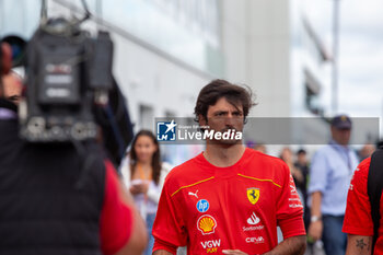 2024-06-08 - Carlos Sainz Jr. (ESP) - Scuderia Ferrari - Ferrari SF-24 - Ferrari
during Formula 1 Aws Grand Prix du Canada 2024, Montreal, Quebec, Canada, from Jun 6th to 9th - Round 9 of 24 of 2024 F1 World Championship - FORMULA 1 AWS GRAND PRIX DU CANADA 2024 - FORMULA 1 - MOTORS