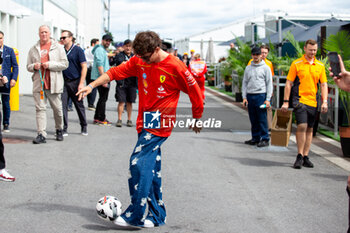 2024-06-08 - Charles Leclerc (MON) - Scuderia Ferrari - Ferrari SF-24 - Ferrari in the paddock during Formula 1 Aws Grand Prix du Canada 2024, Montreal, Quebec, Canada, from Jun 6th to 9th - Round 9 of 24 of 2024 F1 World Championship - FORMULA 1 AWS GRAND PRIX DU CANADA 2024 - FORMULA 1 - MOTORS