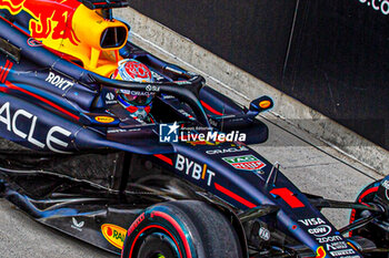 2024-06-08 - Max Verstappen (NED) - Oracle Red Bull Racing - Red Bull RB20 - Honda RBPT
during Formula 1 Aws Grand Prix du Canada 2024, Montreal, Quebec, Canada, from Jun 6th to 9th - Round 9 of 24 of 2024 F1 World Championship - FORMULA 1 AWS GRAND PRIX DU CANADA 2024 - FORMULA 1 - MOTORS