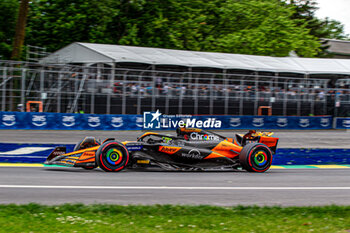 2024-06-08 - Lando Norris (GBR) - McLaren Formula 1 Team - McLaren MCL38 - Mercedes
during Formula 1 Aws Grand Prix du Canada 2024, Montreal, Quebec, Canada, from Jun 6th to 9th - Round 9 of 24 of 2024 F1 World Championship - FORMULA 1 AWS GRAND PRIX DU CANADA 2024 - FORMULA 1 - MOTORS