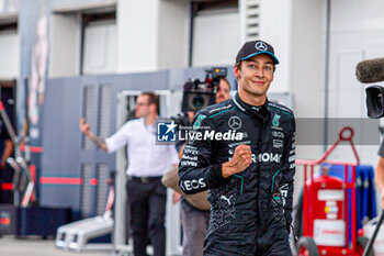 2024-06-08 - Pole sitte George Russell (GBR) - Mercedes-AMG PETRONAS F1 Team - Mercedes W15 - Mercedes E Performance
during Formula 1 Aws Grand Prix du Canada 2024, Montreal, Quebec, Canada, from Jun 6th to 9th - Round 9 of 24 of 2024 F1 World Championship - FORMULA 1 AWS GRAND PRIX DU CANADA 2024 - FORMULA 1 - MOTORS