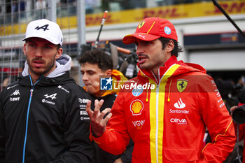 2024-06-09 - GASLY Pierre (fra), Alpine F1 Team A524, portrait and SAINZ Carlos (spa), Scuderia Ferrari SF-24, portrait during the Formula 1 AWS Grand Prix du Canada 2024, 9th round of the 2024 Formula One World Championship from June 07 to 09, 2024 on the Circuit Gilles Villeneuve, in Montréal, Canada - F1 - CANADIAN GRAND PRIX 2024 - FORMULA 1 - MOTORS