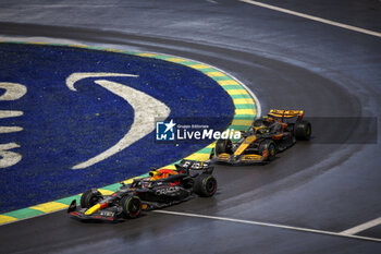 2024-06-09 - 01 VERSTAPPEN Max (nld), Red Bull Racing RB20 and 04 NORRIS Lando (gbr), McLaren F1 Team MCL38, action during the Formula 1 AWS Grand Prix du Canada 2024, 9th round of the 2024 Formula One World Championship from June 07 to 09, 2024 on the Circuit Gilles Villeneuve, in Montréal, Canada - F1 - CANADIAN GRAND PRIX 2024 - FORMULA 1 - MOTORS