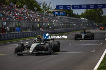 2024-06-09 - 44 HAMILTON Lewis (gbr), Mercedes AMG F1 Team W15 and 63 RUSSELL George (gbr), Mercedes AMG F1 Team W15, action during the Formula 1 AWS Grand Prix du Canada 2024, 9th round of the 2024 Formula One World Championship from June 07 to 09, 2024 on the Circuit Gilles Villeneuve, in Montréal, Canada - F1 - CANADIAN GRAND PRIX 2024 - FORMULA 1 - MOTORS