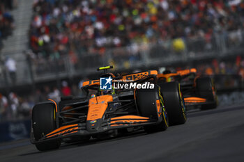 2024-06-09 - 04 NORRIS Lando (gbr), McLaren F1 Team MCL38, action during the Formula 1 AWS Grand Prix du Canada 2024, 9th round of the 2024 Formula One World Championship from June 07 to 09, 2024 on the Circuit Gilles Villeneuve, in Montréal, Canada - F1 - CANADIAN GRAND PRIX 2024 - FORMULA 1 - MOTORS