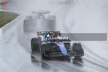 2024-06-09 - 23 ALBON Alexander (tha), Williams Racing FW45, action 02 SARGEANT Logan (usa), Williams Racing FW46, action during the Formula 1 AWS Grand Prix du Canada 2024, 9th round of the 2024 Formula One World Championship from June 07 to 09, 2024 on the Circuit Gilles Villeneuve, in Montréal, Canada - F1 - CANADIAN GRAND PRIX 2024 - FORMULA 1 - MOTORS