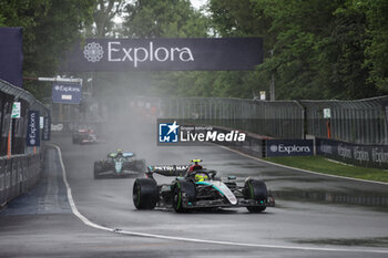 2024-06-09 - 44 HAMILTON Lewis (gbr), Mercedes AMG F1 Team W15, action 14 ALONSO Fernando (spa), Aston Martin F1 Team AMR24, action during the Formula 1 AWS Grand Prix du Canada 2024, 9th round of the 2024 Formula One World Championship from June 07 to 09, 2024 on the Circuit Gilles Villeneuve, in Montréal, Canada - F1 - CANADIAN GRAND PRIX 2024 - FORMULA 1 - MOTORS