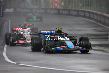 2024-06-09 - 10 GASLY Pierre (fra), Alpine F1 Team A524, action 20 MAGNUSSEN Kevin (den), Haas F1 Team VF-24 Ferrari, action during the Formula 1 AWS Grand Prix du Canada 2024, 9th round of the 2024 Formula One World Championship from June 07 to 09, 2024 on the Circuit Gilles Villeneuve, in Montréal, Canada - F1 - CANADIAN GRAND PRIX 2024 - FORMULA 1 - MOTORS