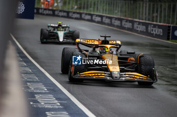 2024-06-09 - 81 PIASTRI Oscar (aus), McLaren F1 Team MCL38, action 44 HAMILTON Lewis (gbr), Mercedes AMG F1 Team W15, action during the Formula 1 AWS Grand Prix du Canada 2024, 9th round of the 2024 Formula One World Championship from June 07 to 09, 2024 on the Circuit Gilles Villeneuve, in Montréal, Canada - F1 - CANADIAN GRAND PRIX 2024 - FORMULA 1 - MOTORS
