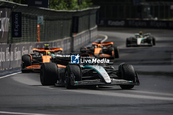 2024-06-09 - 63 RUSSELL George (gbr), Mercedes AMG F1 Team W15, action during the Formula 1 AWS Grand Prix du Canada 2024, 9th round of the 2024 Formula One World Championship from June 07 to 09, 2024 on the Circuit Gilles Villeneuve, in Montréal, Canada - F1 - CANADIAN GRAND PRIX 2024 - FORMULA 1 - MOTORS