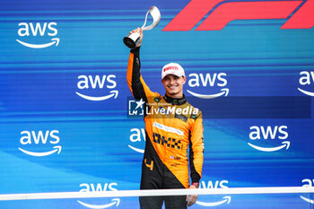 2024-06-09 - NORRIS Lando (gbr), McLaren F1 Team MCL38, portrait podium during the Formula 1 AWS Grand Prix du Canada 2024, 9th round of the 2024 Formula One World Championship from June 07 to 09, 2024 on the Circuit Gilles Villeneuve, in Montréal, Canada - F1 - CANADIAN GRAND PRIX 2024 - FORMULA 1 - MOTORS
