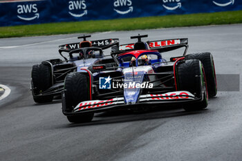 2024-06-09 - 03 RICCIARDO Daniel (aus), Visa Cash App RB F1 Team VCARB 01, 23 ALBON Alexander (tha), Williams Racing FW45, action during the Formula 1 AWS Grand Prix du Canada 2024, 9th round of the 2024 Formula One World Championship from June 07 to 09, 2024 on the Circuit Gilles Villeneuve, in Montréal, Canada - F1 - CANADIAN GRAND PRIX 2024 - FORMULA 1 - MOTORS