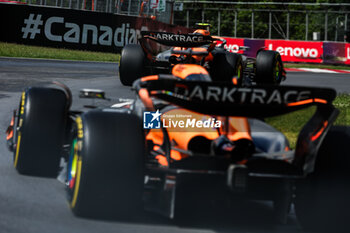2024-06-09 - 04 NORRIS Lando (gbr), McLaren F1 Team MCL38, 81 PIASTRI Oscar (aus), McLaren F1 Team MCL38, action during the Formula 1 AWS Grand Prix du Canada 2024, 9th round of the 2024 Formula One World Championship from June 07 to 09, 2024 on the Circuit Gilles Villeneuve, in Montréal, Canada - F1 - CANADIAN GRAND PRIX 2024 - FORMULA 1 - MOTORS