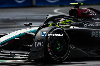 2024-06-09 - 44 HAMILTON Lewis (gbr), Mercedes AMG F1 Team W15, action during the Formula 1 AWS Grand Prix du Canada 2024, 9th round of the 2024 Formula One World Championship from June 07 to 09, 2024 on the Circuit Gilles Villeneuve, in Montréal, Canada - F1 - CANADIAN GRAND PRIX 2024 - FORMULA 1 - MOTORS