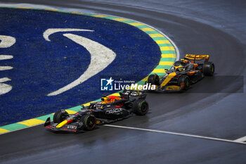 2024-06-09 - 01 VERSTAPPEN Max (nld), Red Bull Racing RB20, action and 04 NORRIS Lando (gbr), McLaren F1 Team MCL38, action during the Formula 1 AWS Grand Prix du Canada 2024, 9th round of the 2024 Formula One World Championship from June 07 to 09, 2024 on the Circuit Gilles Villeneuve, in Montréal, Canada - F1 - CANADIAN GRAND PRIX 2024 - FORMULA 1 - MOTORS