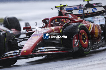 2024-06-09 - 55 SAINZ Carlos (spa), Scuderia Ferrari SF-24, action during the Formula 1 AWS Grand Prix du Canada 2024, 9th round of the 2024 Formula One World Championship from June 07 to 09, 2024 on the Circuit Gilles Villeneuve, in Montréal, Canada - F1 - CANADIAN GRAND PRIX 2024 - FORMULA 1 - MOTORS